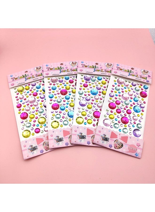 Explosions DIY Acrylic Diamond Sticker Photo Frame Decorative Sticker Accessories Material Closed Bag Water Drops Love Piece-Specifications Support Image Upload:Medium Card Color Round Gypsophila 10*22.5cm - Image 1