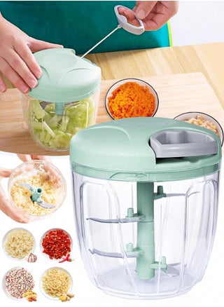 Green Color Hand Cutter Chopper