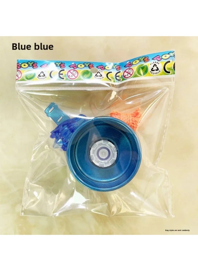 Children's Yoyo Toy Gift Alloy Diabolo Throwing Ball Plastic Coating China Made Small Gift Toy For Kids-Color:Frosted Yo-yo Small-Gold
