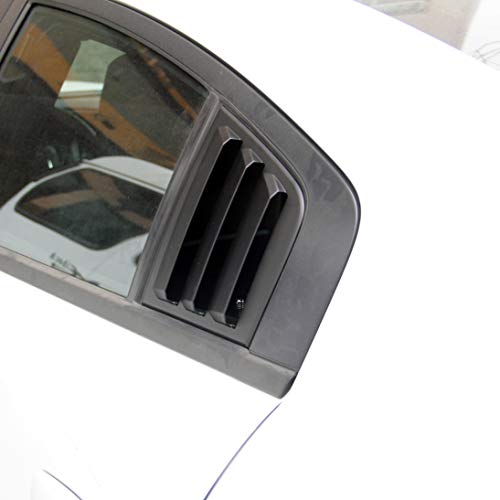 crosselec Side Window Louvers Air Vent Scoop Shades Cover Blinds ABS for Dodge Charger 2011-2021 (black) - Image 5