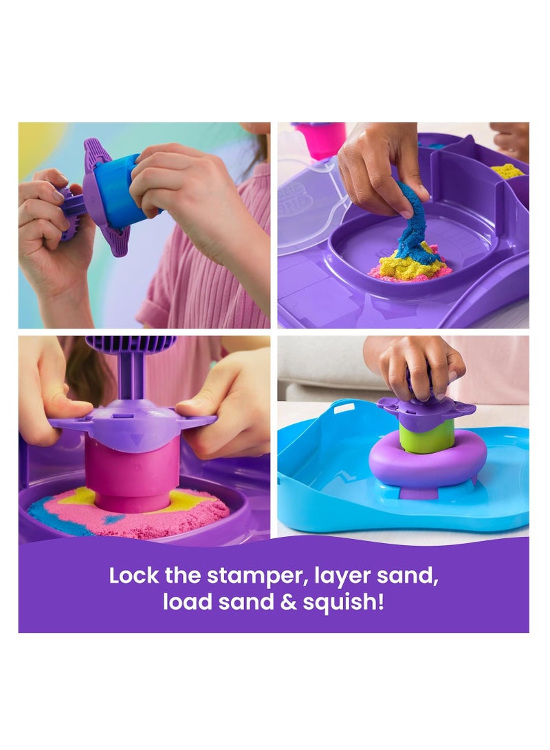 Kinetic Sand رمل كينيتك - مجموعة حركة الضغط - Image 4