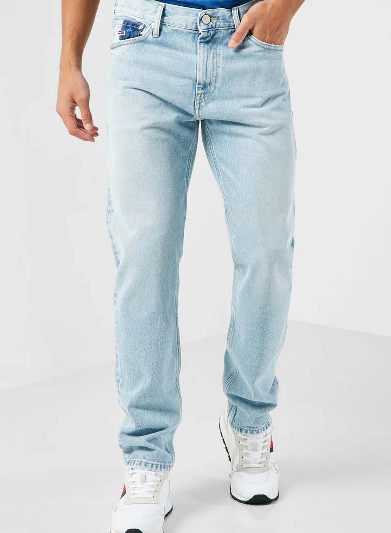 TOMMY JEANS Light Wash Regular Fit Jeans