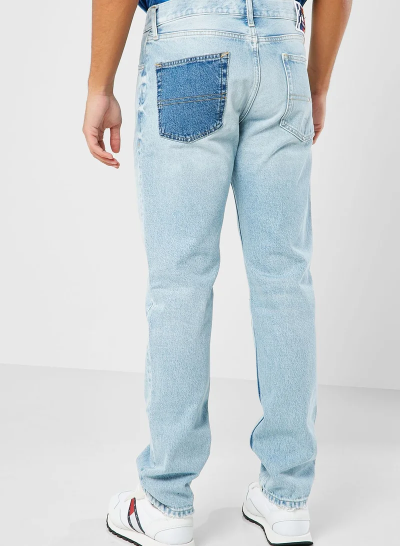 TOMMY JEANS Light Wash Regular Fit Jeans