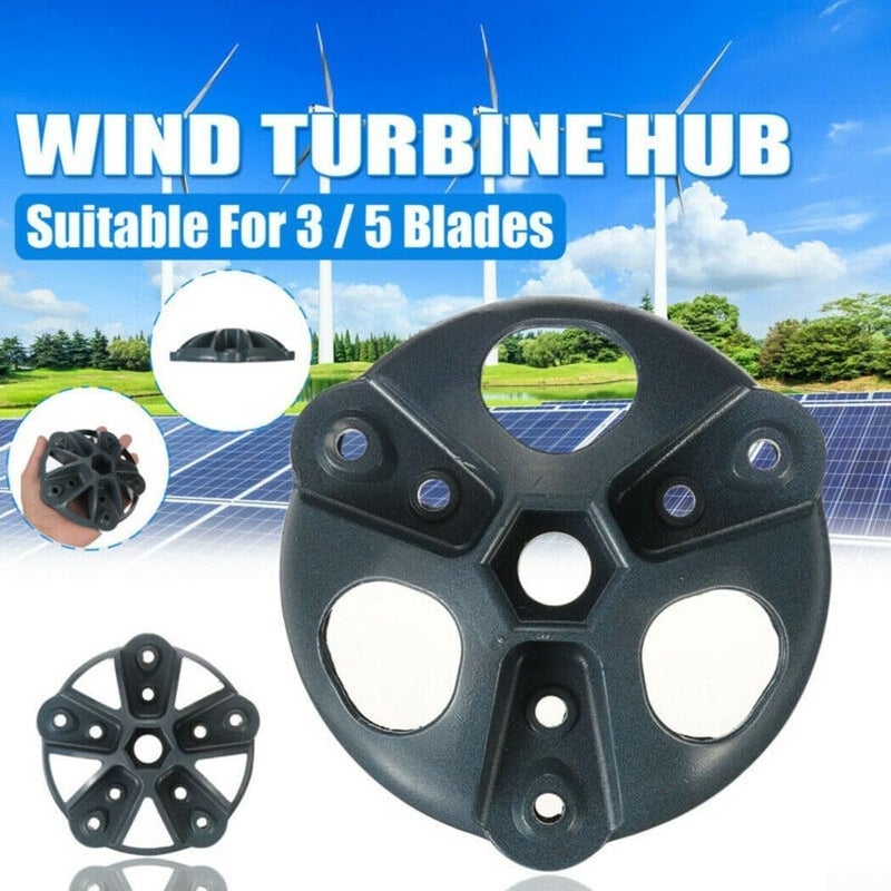 Wind Turbine Hub Thick Metal Wheel for 3 or 5 Blade S/M Type Wind Generator, High Grade Steel with Steady Running, Long Service Life(5 Blades) - Image 2