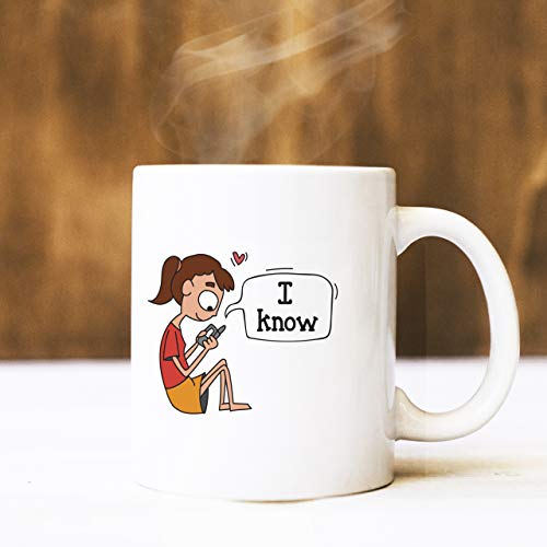Oye Happy I Love You Premium Ceramic Mugs - Set of 2, Multicolour, 330ml - Image 5