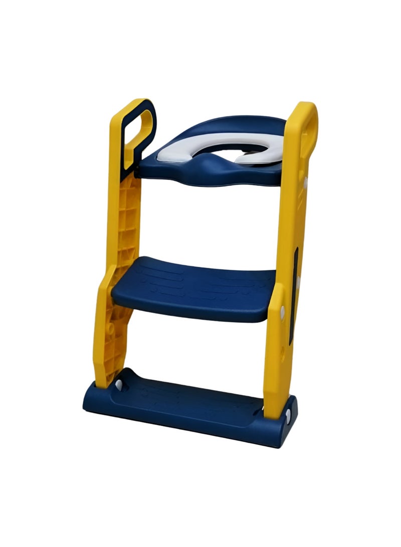 Portable And Convenient Kids Toilet Seat Potty Chair With Adjustable Ladder