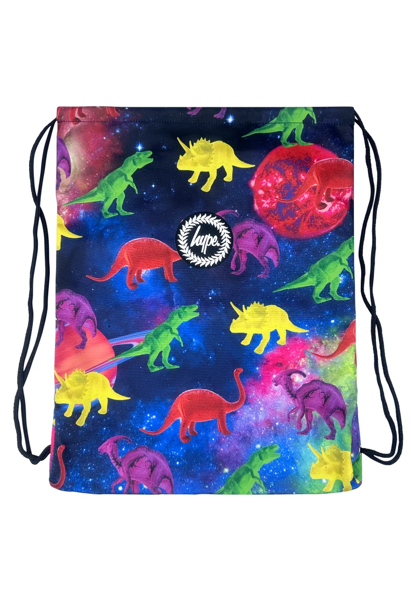 Just Hype HYPE Drawstring Bag Drawstring Sports Multi Space Dinosaurs