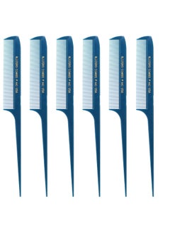 Allegro Combs Allegro Combs 441 85 In Rat Tail Combs Pintail Braiding Or Parting Fine Teeth Rattail Hair Picks Combs Set For Hair Styling USA 6 Pc TEAL 