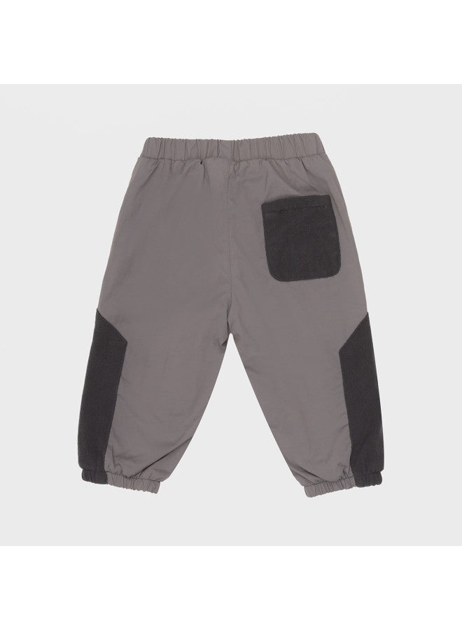Zara kids' Casual Versatile Soft Comfortable Contrast Leg Design Cuffed Pants - Image 3