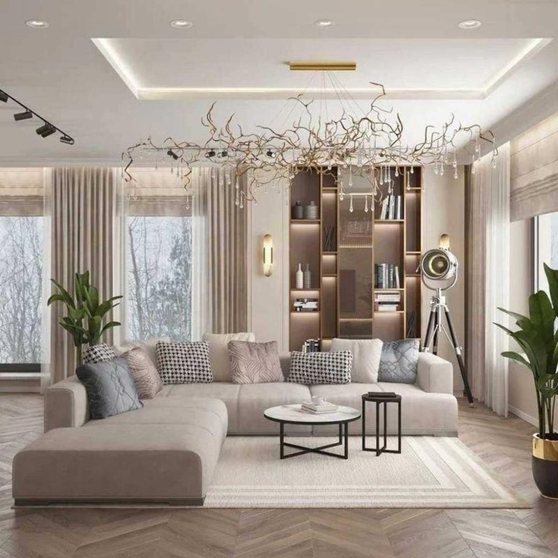 Betak Corner sofa 280x280x95x85 cm - Beige - Image 1