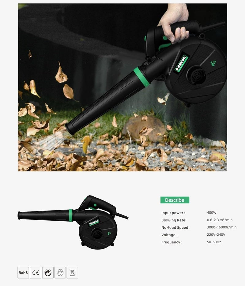 Electric Air Blower 400W with Variable Speed Control for Home and Garden - Image 3