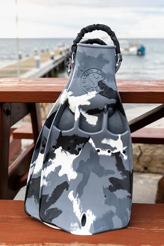 SCUBAPRO Jet Diving Fin with Spring Heel Strap White Camo M - Image 3