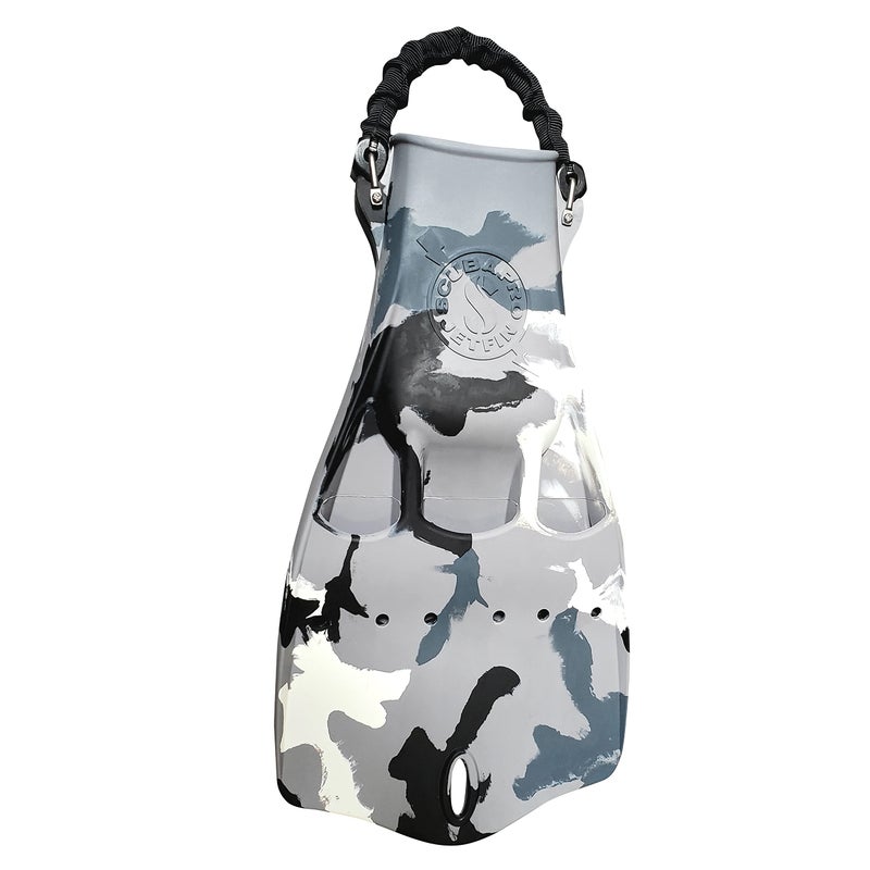 SCUBAPRO Jet Diving Fin with Spring Heel Strap White Camo M - Image 2