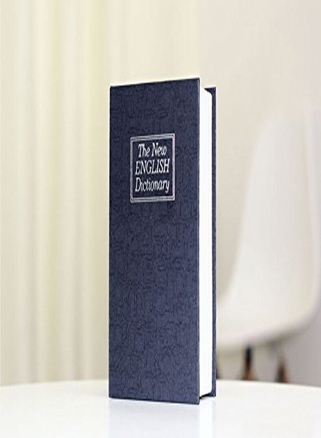 SEPOX HAPPENWELL Book Safe Box with Key Lock, Blue,Perfect for Traveling, Store Money, Jewelry, and Passport - Image 4