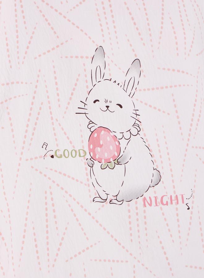 Take Two Graphic Bunny Print Nightdress - Image 3