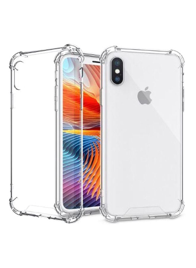 غطاء حماية لهاتف أبل آيفون X شفاف