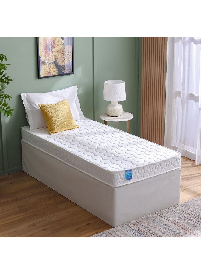 DANUBE HOME Orthopedic Medicated Firm Foam Mattress | Extra Firm Feel | Single Bed Mattress | Spine Balance For Pressure Relief|W 90 x L 200 cm|Thickness 15 cm -White - Image 5