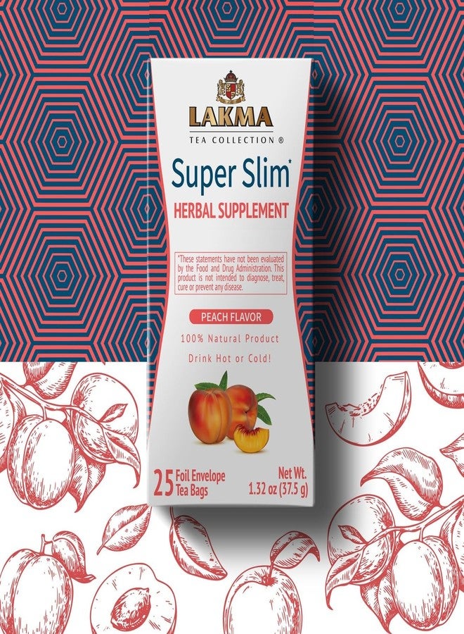 HYLEYS Lakma Super Slim Tea with Peach - 25 Tea Bags - Image 4