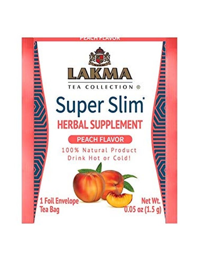 HYLEYS Lakma Super Slim Tea with Peach - 25 Tea Bags - Image 2