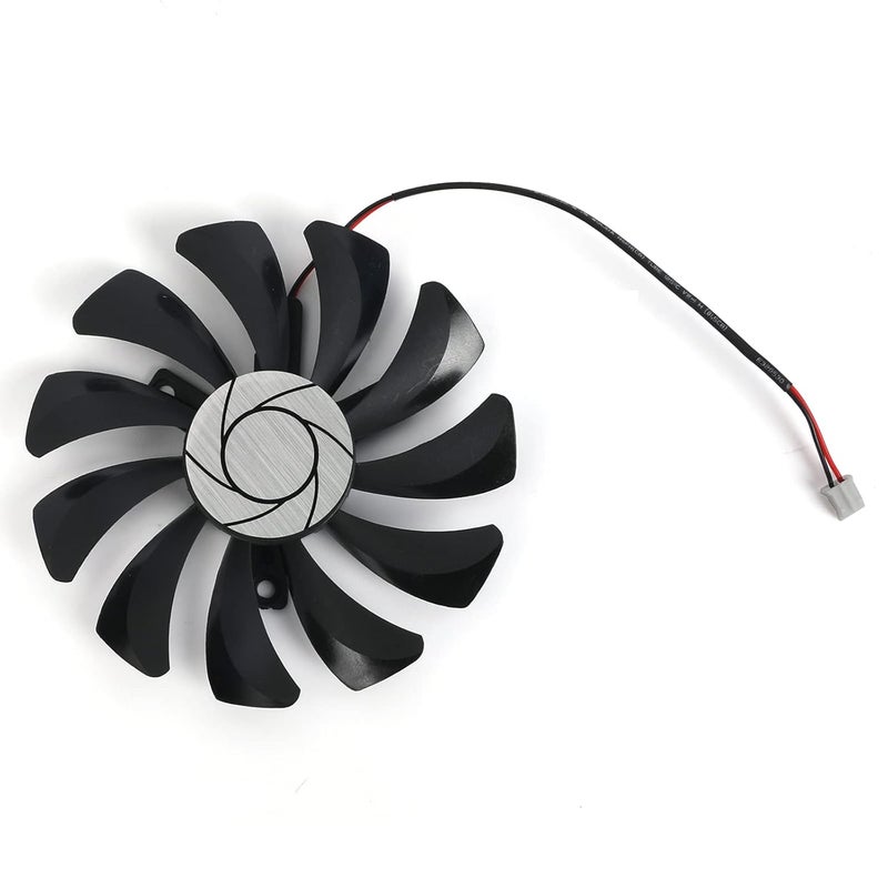 inRobert 85mm HA9010H12F-Z 12V 0.57A 2Pin GPU Fan for MSI GTX 1050 Ti Aero ITX Graphics Card (2Pin Power Connector) - Image 1