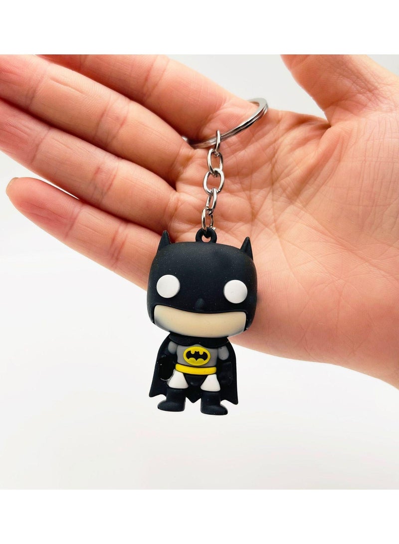 DC Superhero Batman Keychain Black