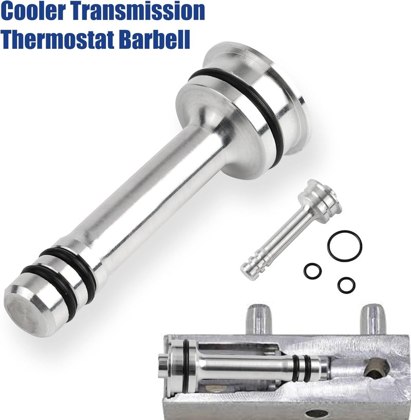 Jetuplusllc Transmission Cooler Barbell for GM 6L80/90 and 8L90 - Image 2