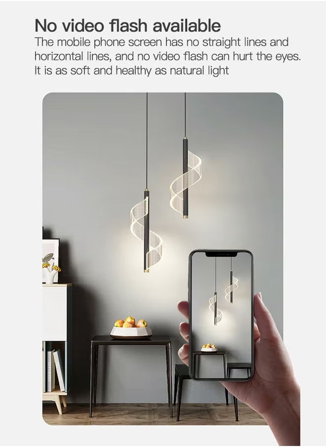 Sharpdo - Nordic LED Pendant Light Interior Lighting Pendant Light For Home Bedside Living Room Decoration Dining Table Aisle Modern Lights Warm Light - Image 1