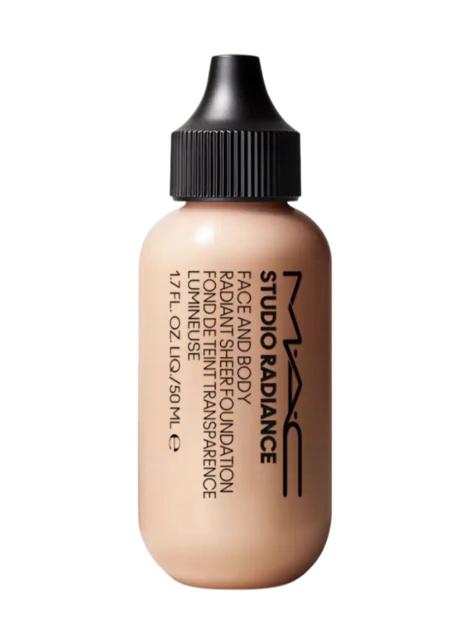 MAC Cosmetics - Studio Radiance Face and Body Radiant Sheer Foundation - W1 - Image 1
