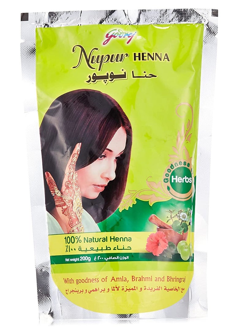 جودريج نوبور حنة 100% حناء طبيعية 200 جرام - Image 1
