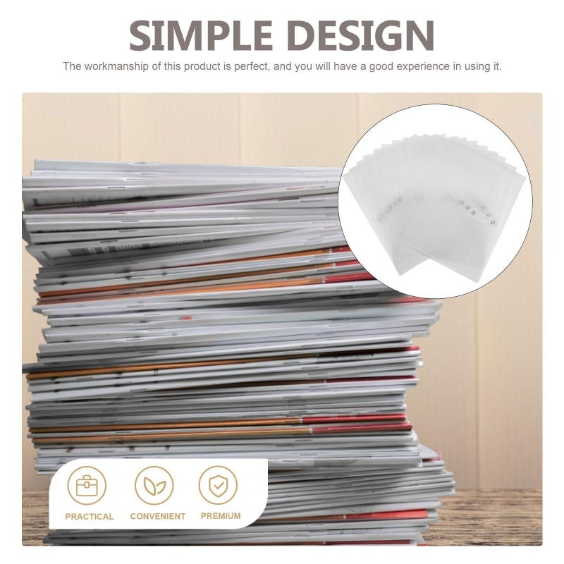 12 A6 Document File Folders Office School Storage Envelope Pouches 15.8x11.5cm - Image 4