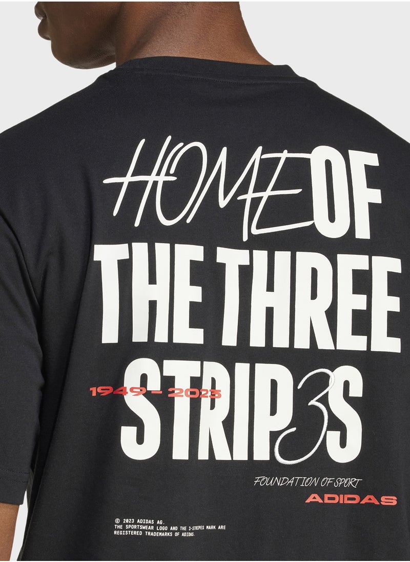 Adidas - Brand Love Signature Graphic T-Shirt - Image 1