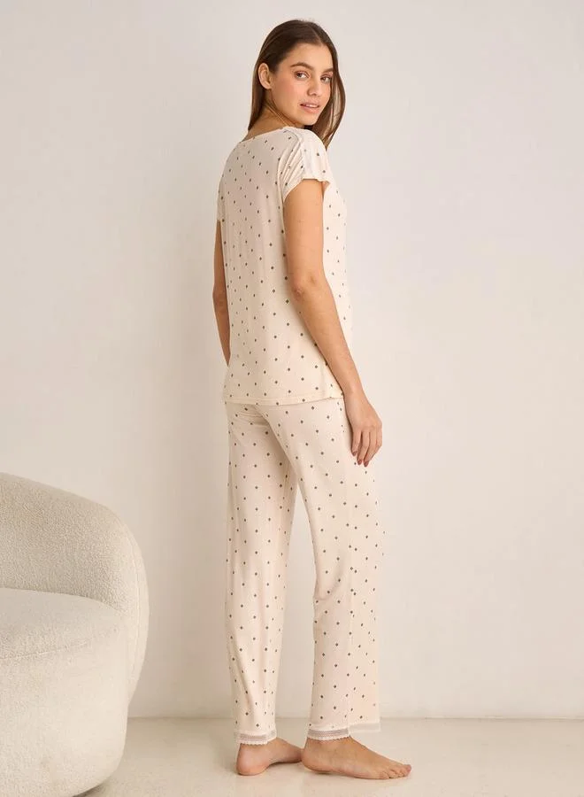 Splash FAV  Pyjama Set Top & Bottom for Women | Best Price UAE