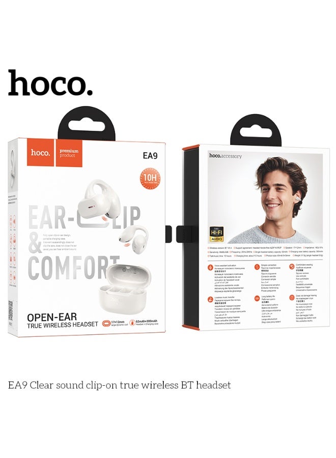 hoco. EA9 Clear sound clip-on true wireless BT headset - Image 5