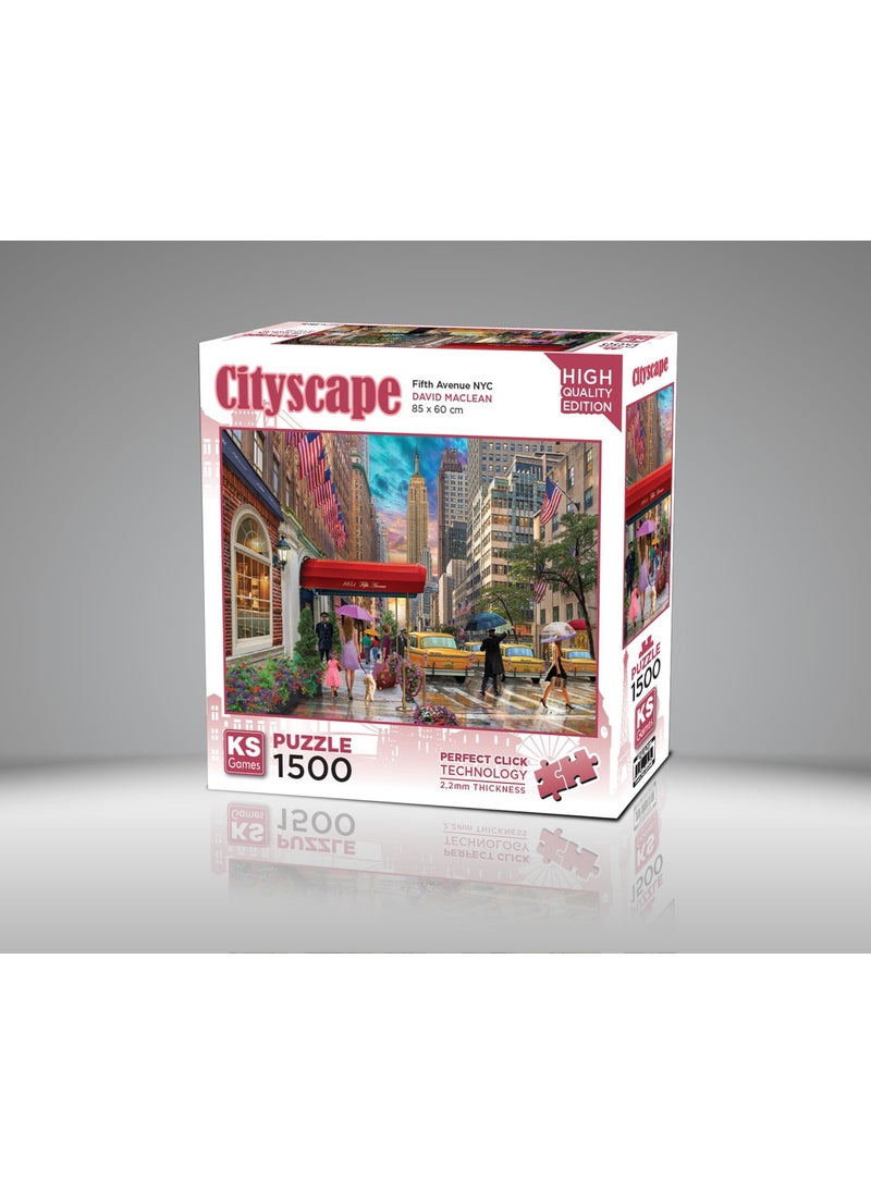 KS Games Fifty Avenue Nyc 1500 Piece Puzzle  - Image 1