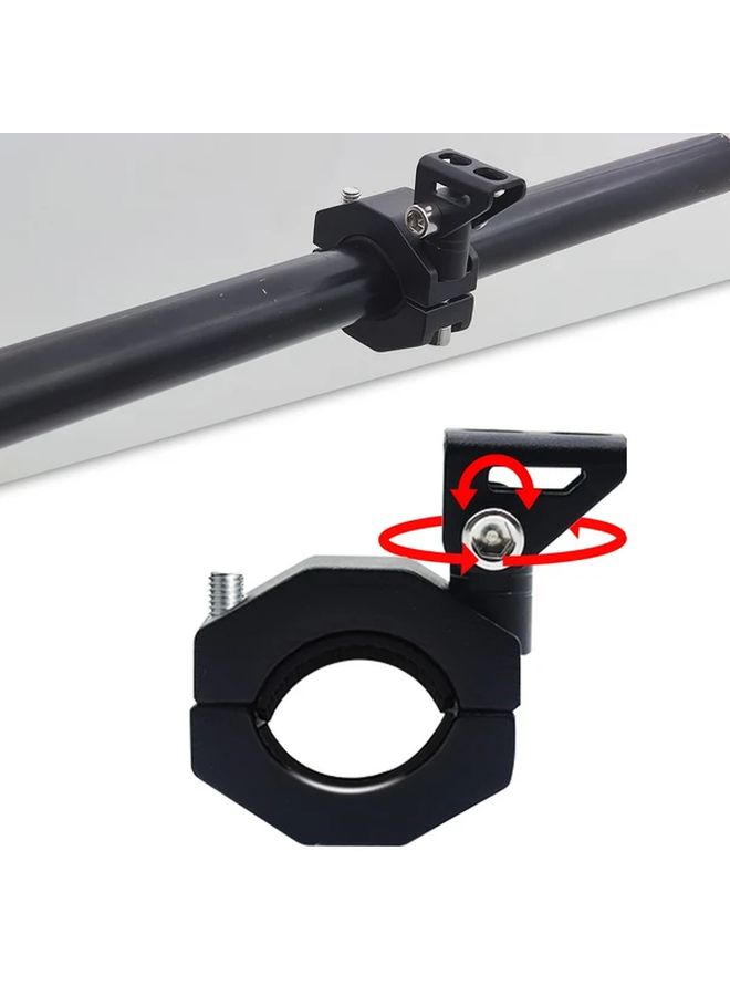 Motorcycle Auxiliary Lamp Mount With Adjustable Gooseneck Quick Release Mechanism Heavy Duty Light Bracket Tool Free Installation Compatible With Front Rear Handlebar Seat Post Secure Locking System For Night Riding Durable Construction For Motorcycles Motor Scooters E Bicycles Black - Image 4