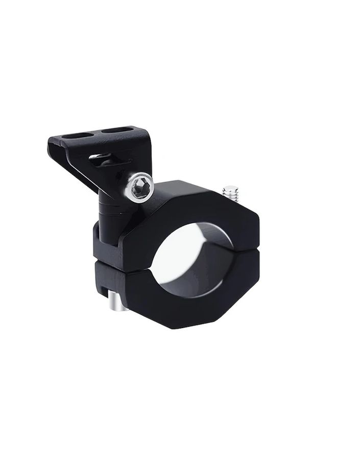 Motorcycle Auxiliary Lamp Mount With Adjustable Gooseneck Quick Release Mechanism Heavy Duty Light Bracket Tool Free Installation Compatible With Front Rear Handlebar Seat Post Secure Locking System For Night Riding Durable Construction For Motorcycles Motor Scooters E Bicycles Black - Image 1
