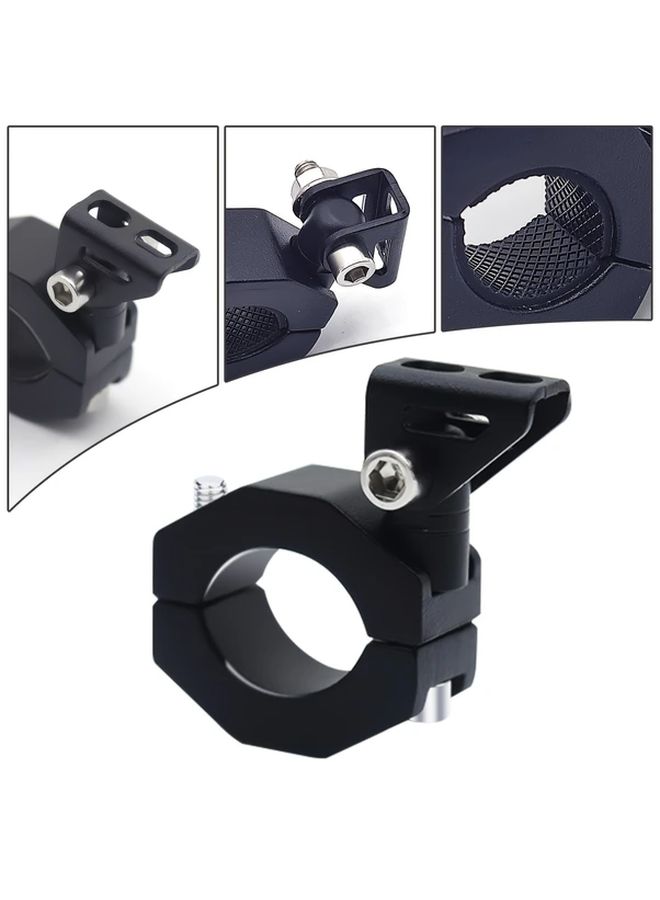 Motorcycle Auxiliary Lamp Mount With Adjustable Gooseneck Quick Release Mechanism Heavy Duty Light Bracket Tool Free Installation Compatible With Front Rear Handlebar Seat Post Secure Locking System For Night Riding Durable Construction For Motorcycles Motor Scooters E Bicycles Black - Image 3