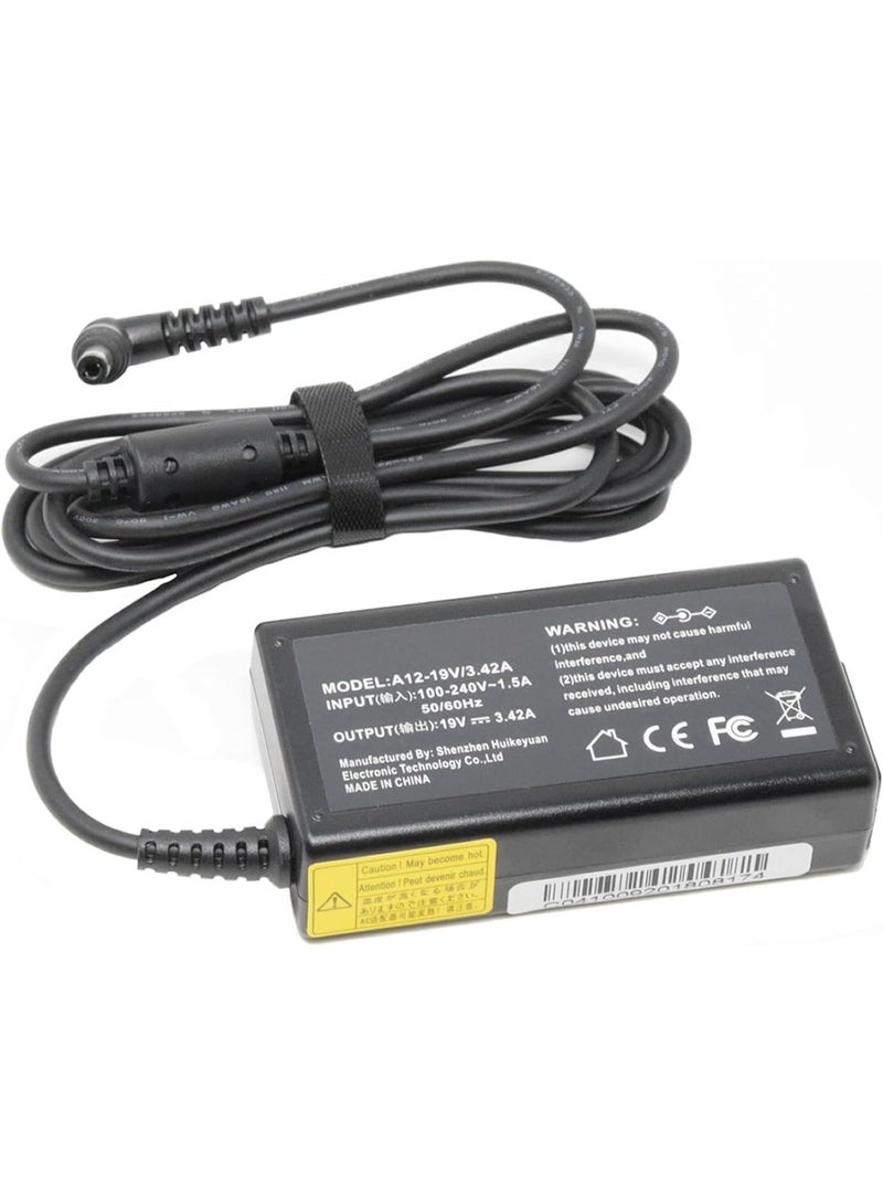 JSBazar 65W Laptop AC Power Replacement Adapter Charger Supply for LENOVO ThinkPad 1700 /19V 3.42A (5.5mm*2.5mm) - Image 1