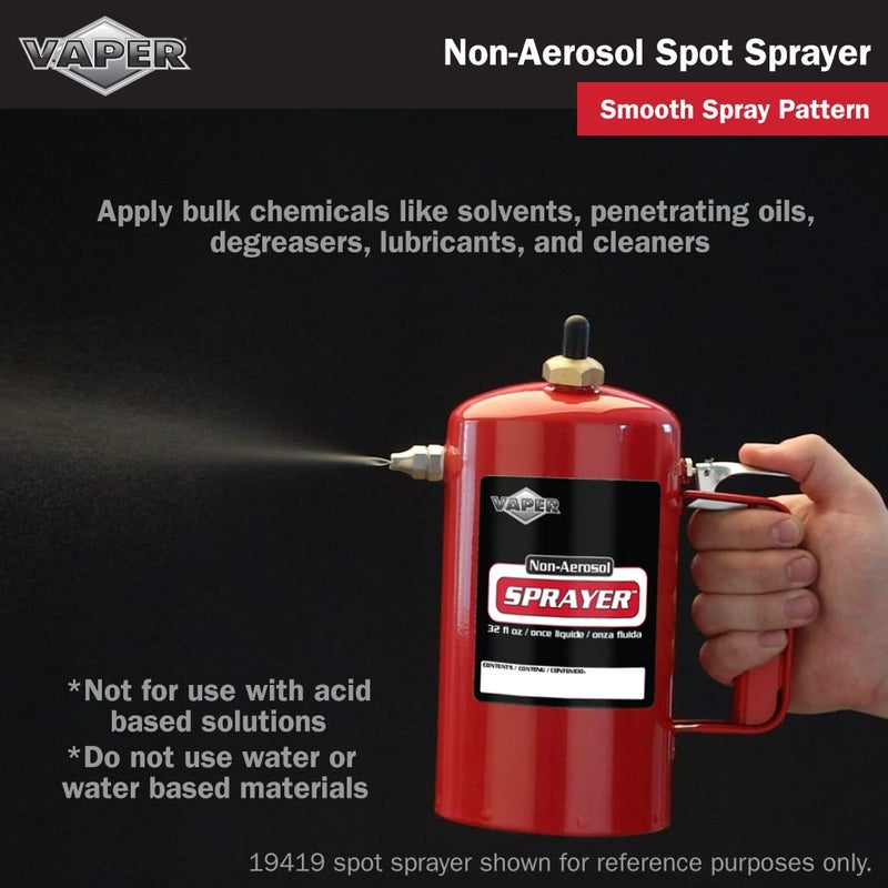 Vaper 19419 Red Spot Spray Non-Aerosol Sprayer (Red) - 32 oz. - Image 3