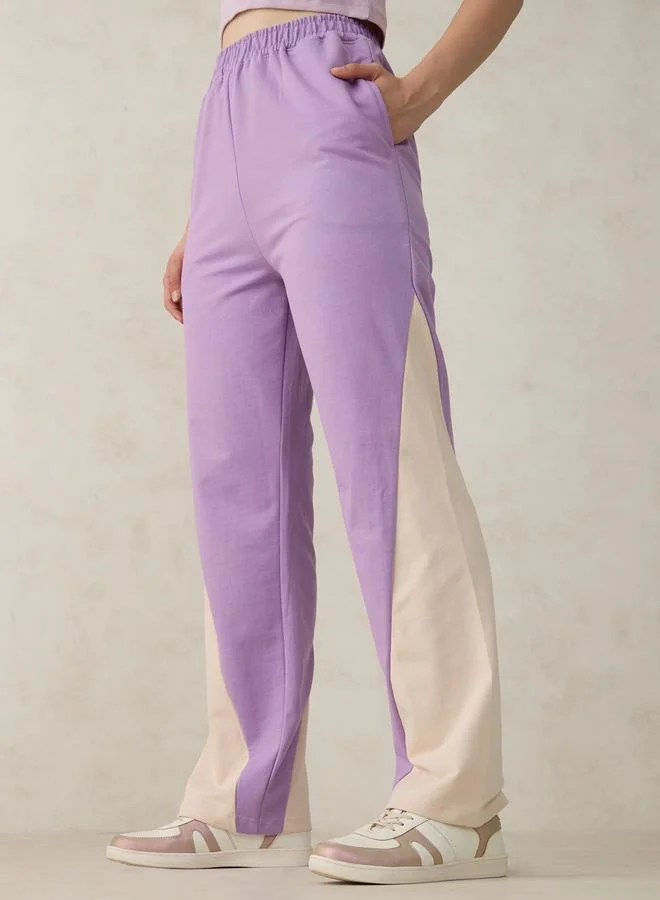 أوجيدر جوغر بنمط كتل الالوان وألواح بتفاصيل خياطة