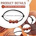 CHRIMISS 40Pcs Basketball Party Favors Sport Theme Charm Bracelets with Basketball Beads Bracelet Sport Party Favors Adjustable Inspirational Bracelets - Image 4