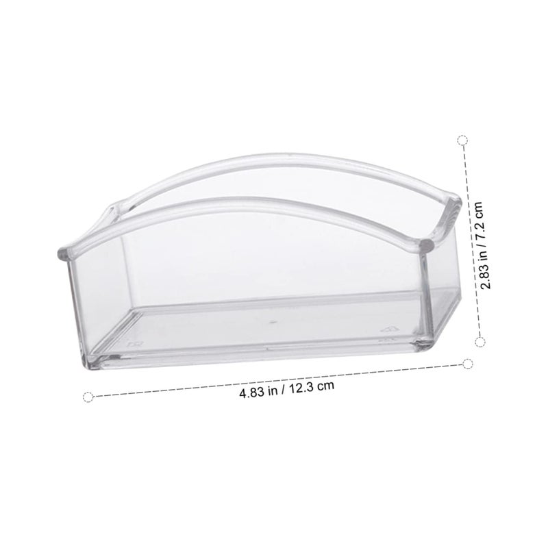 Acrylic Storage Organizer Box For Tea Bags Sugar Packets Office Kitchen - Image 5