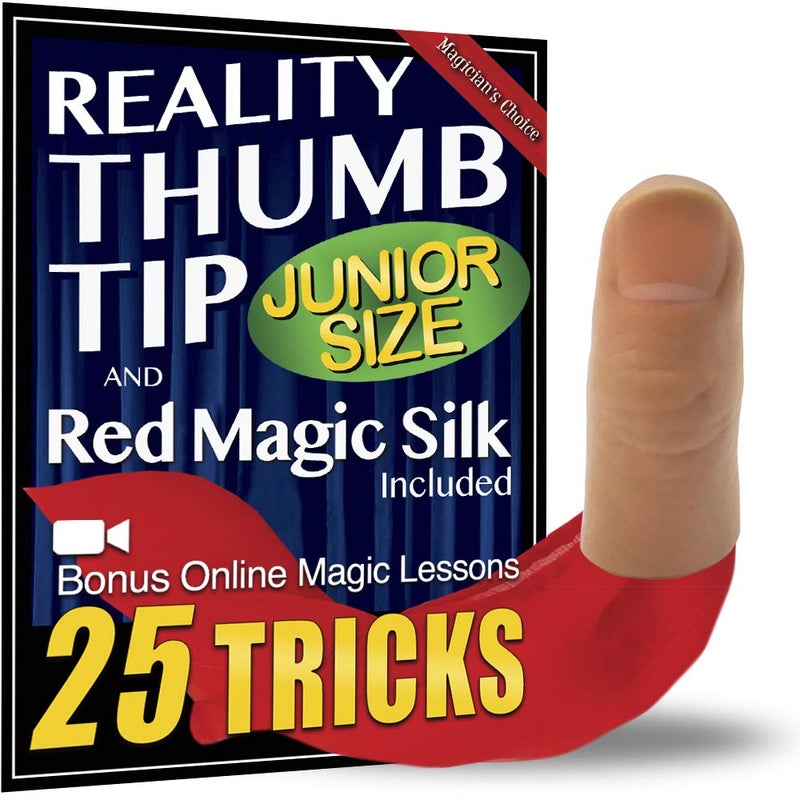 Magic Makers Junior Reality Thumb Tip with Silk and Online Course for Magic Training - Image 4