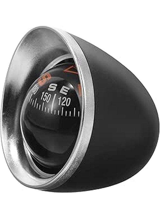 Black Car Dashboard Compass Navigation Direction Gauge for Vehicle Boat Marine Use - Image 1