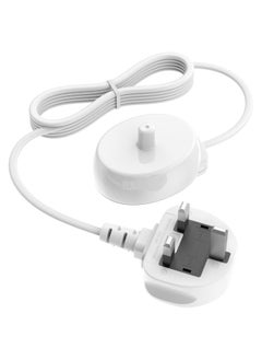 For Oral B Electric Toothbrush Charger Type 3757 Chargers for Oral B Pro 1 650 Pro 2 2500 Pro 3 3500 Smart 4 6 iO 4 5 6 Kids Vitality Genius X 8000 Toothbrushes Charging Adapter UK Plug