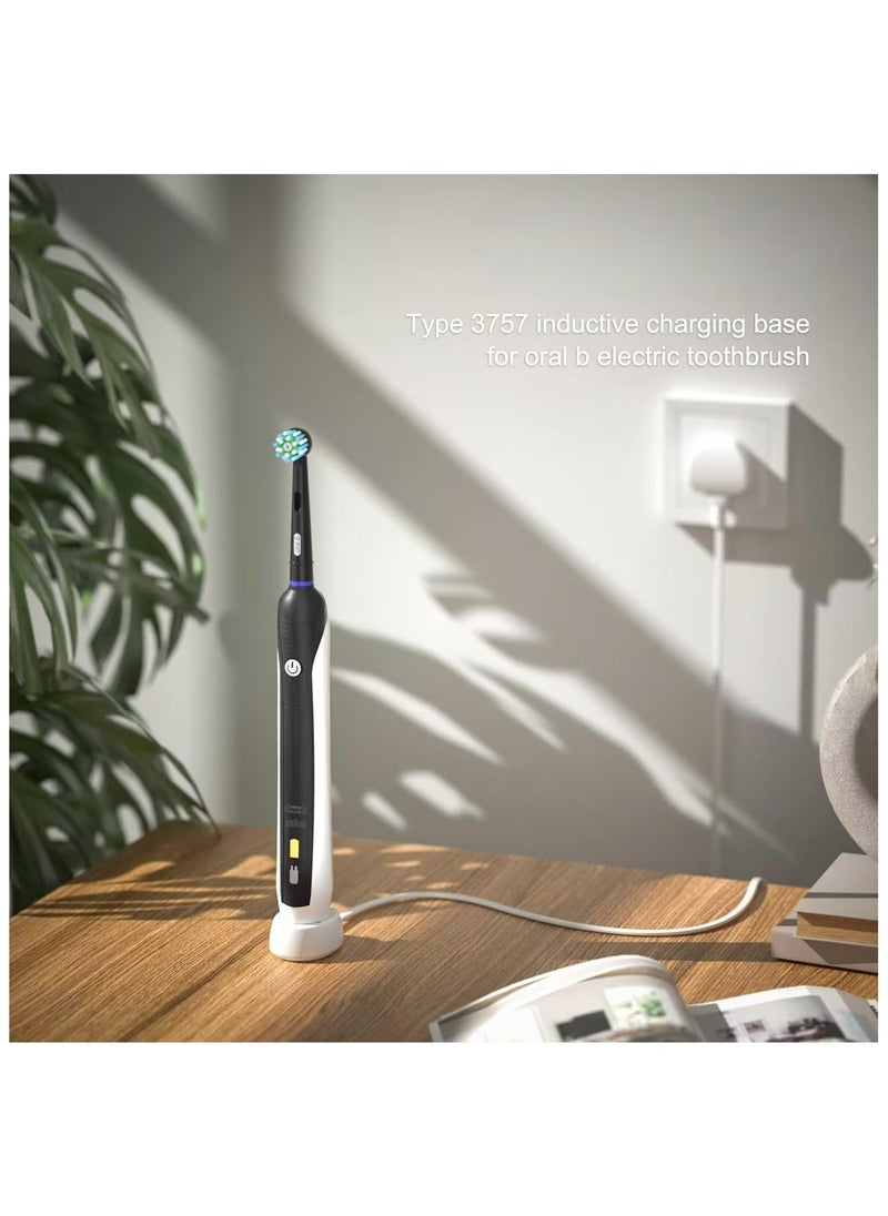 Generic - For Oral B Electric Toothbrush Charger Type 3757 Chargers for Oral B Pro 1 650 Pro 2 2500 Pro 3 3500 Smart 4 6 iO 4 5 6 Kids Vitality Genius X 8000 Toothbrushes Charging Adapter UK Plug - Image 1