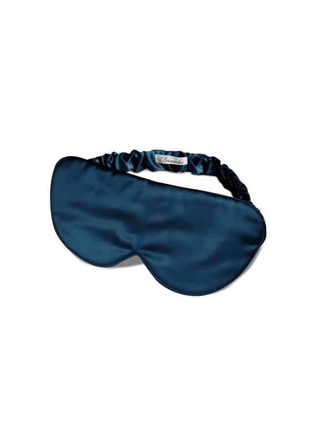 Branché Beauty Silk Eye Mask Pour Homme - Stylish 6A Silk 22 Momme Sleep Mask, Eye Cover, Shade Blindfold Sleeping Mask for Luxury Sleep for Men Gifts for Him (Sapphire) - Image 2