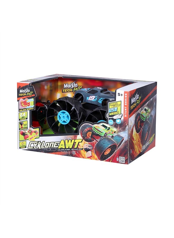 Maisto Cyklone Awt - Usb Rechargeable Vehicle - Dark Blue RC Remote Control Vehicle 2.4Ghz USB Gift for Kids Girls & Boys Electric Powered High Speed Vehicle for All Ages  - Image 2