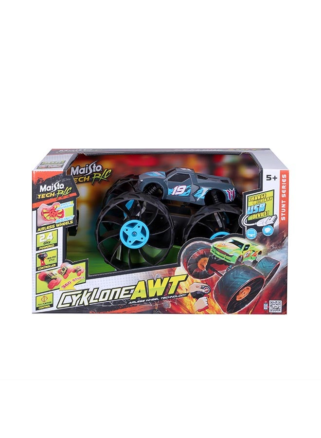 Maisto Cyklone Awt - Usb Rechargeable Vehicle - Dark Blue RC Remote Control Vehicle 2.4Ghz USB Gift for Kids Girls & Boys Electric Powered High Speed Vehicle for All Ages  - Image 4
