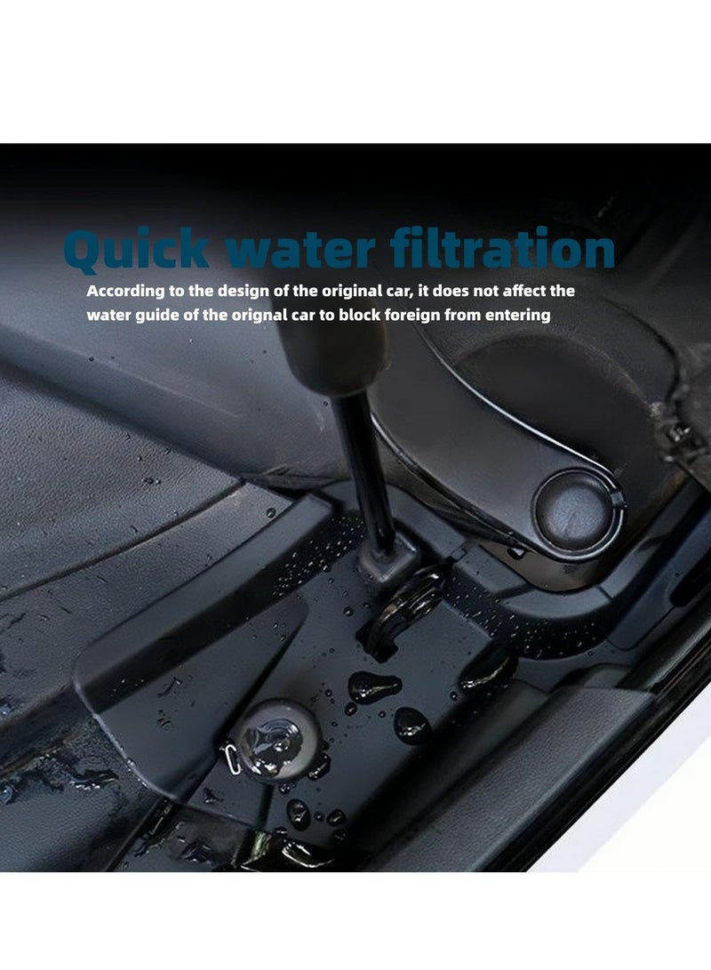 Excefore 2 PCS Front Trunk Cabin Anti-Blocking Cover for Tesla Model 3, Preventer Cover for Front Spare Compartment, Premium TPE Material, Protective Cover Interior Modification Accessories - Image 4